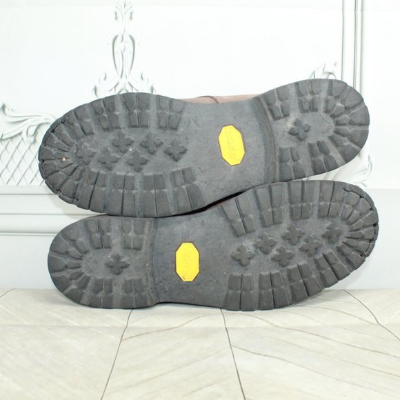 LL BEAN Bucksport Brown Leather Plain Toe Waterproof Work Shoe Size 10 M - Picture 9 of 9